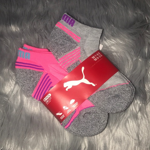 Puma Other - Girls Puma All Sport Low Cut Socks, 6 pairs
